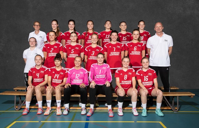 Handball-Juniorinnen der Red Dragons