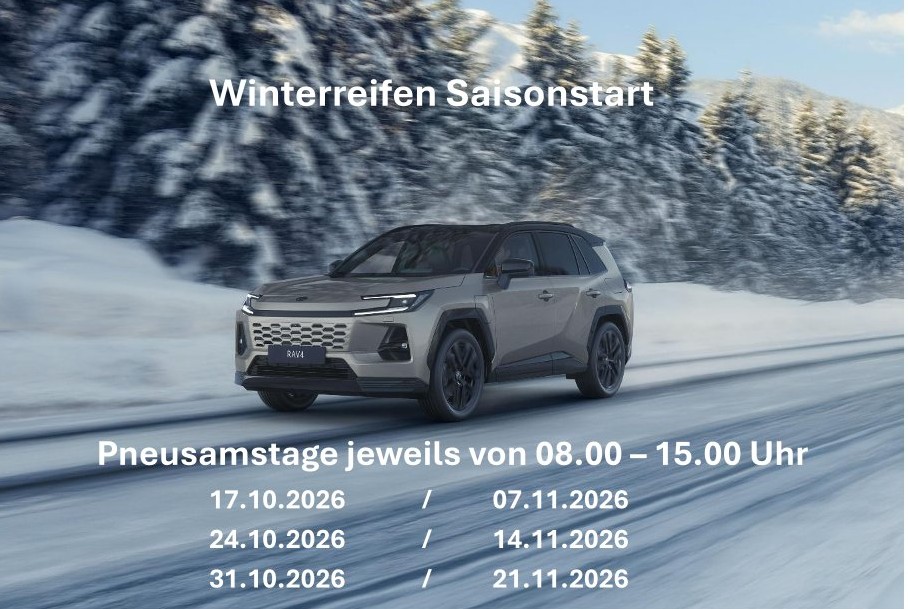 Pneuwechsel-Samstage im Oktober/November 2026